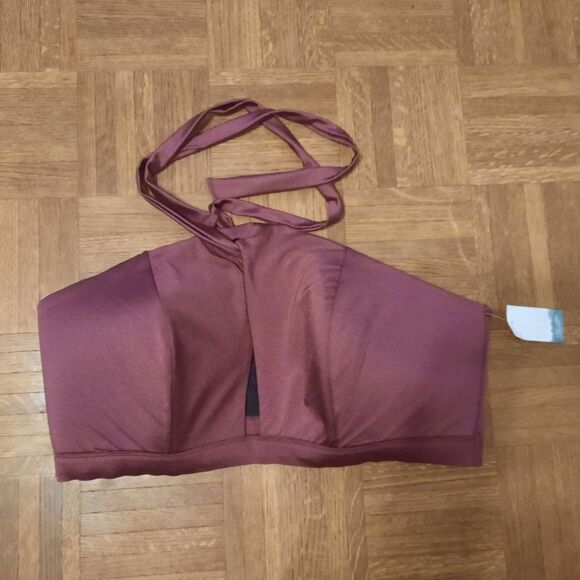 NWT Swim by Cacique Lightly Lined No Wire Bikini Top women's Size 24 - Picture 1 of 3